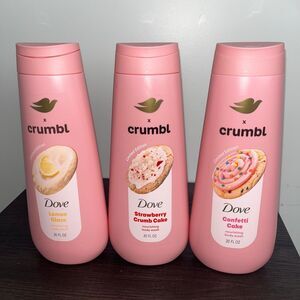 Dove x Crumble 20oz Body Wash- Confetti Cake, Lemon Glaze & Strawberry PICK ONE